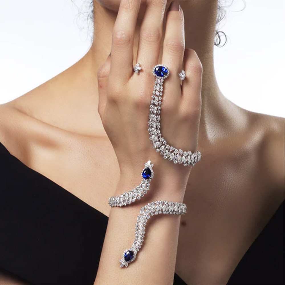 Ethnic Fashion India - Stonefans Personality Snake Shape Bracelet for
