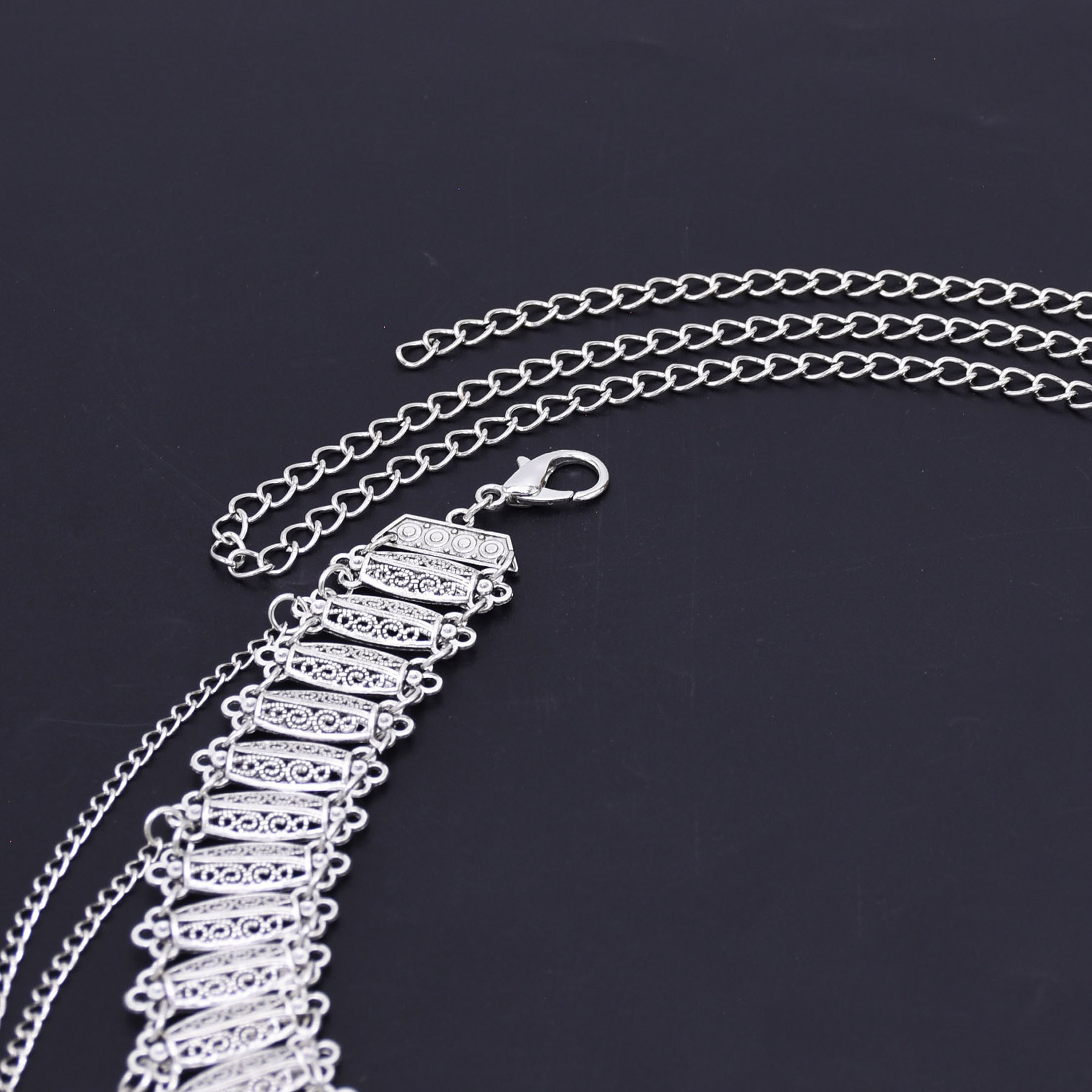 Niche Retro Design Silver Carv - Ethnic Fashion Co In review and price